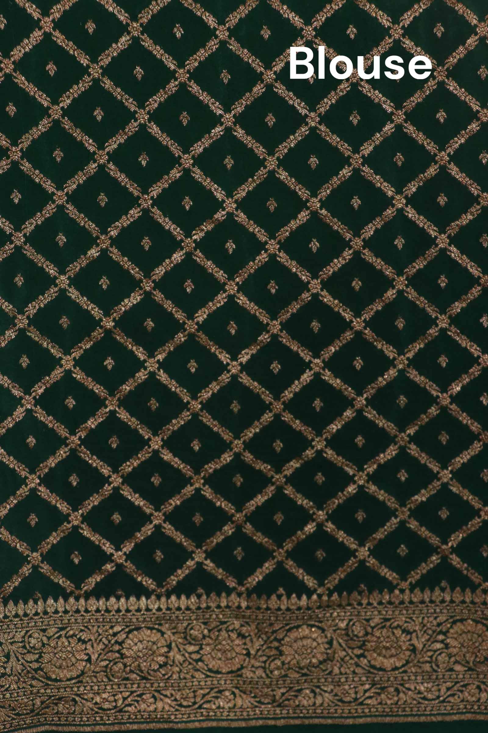 Pure Handloom Zari Butta Banarasi Crepe Silk Saree AL212239